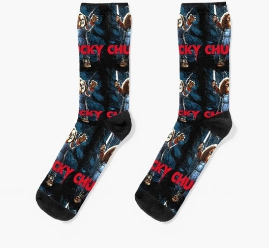 Child's Play 'Chucky x Tifanny' Crew Socks