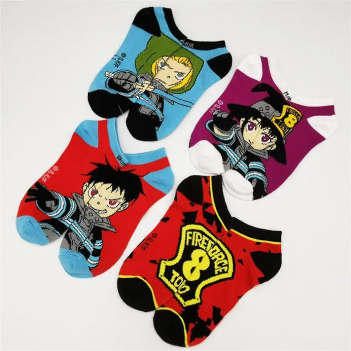 Fire Force 'Arthur Boyle' Ankle Socks