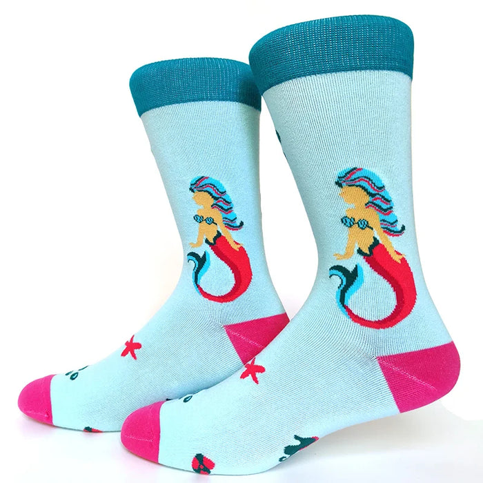 'Beautiful Mermaid' Crew Socks