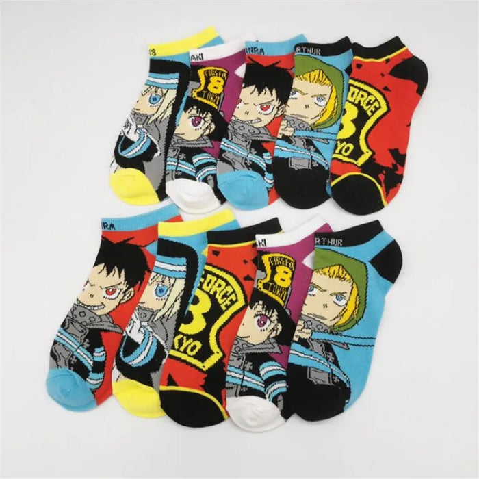 Fire Force 'Arthur Boyle' Ankle Socks