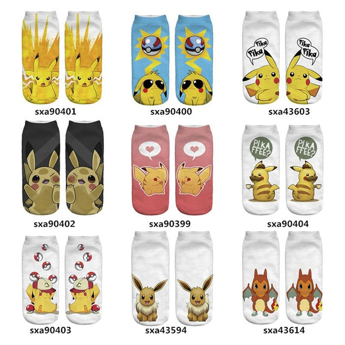 Pokemon 'Charizard Dressed Charmander' Ankle Socks