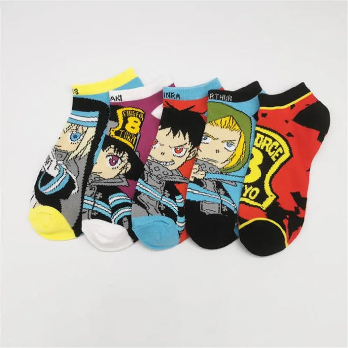 Fire Force 'Arthur Boyle' Ankle Socks