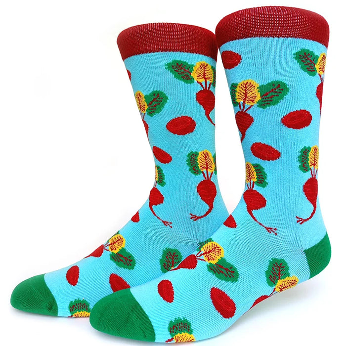 'Beetroot' Crew Socks