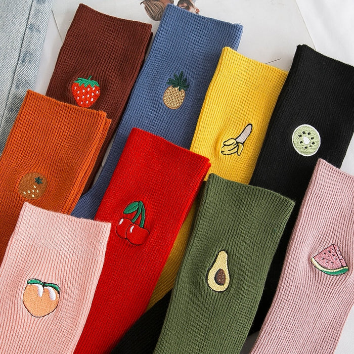 Fruit 'Goddess Fruit' Crew Socks