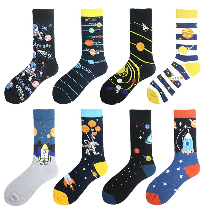 'Beautiful Space' Crew Socks