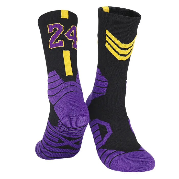 Basketball 'Trail Blazers No. 0 | Red | Damian Lillard' Socks