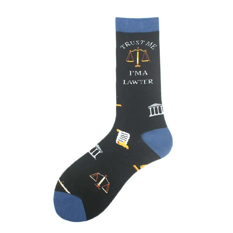 'Trust Me I'm a Lawyer' Crew Socks — Little Sock Store