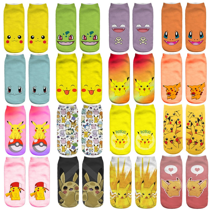 Pokemon 'Pikachu On Pokeball' Ankle Socks