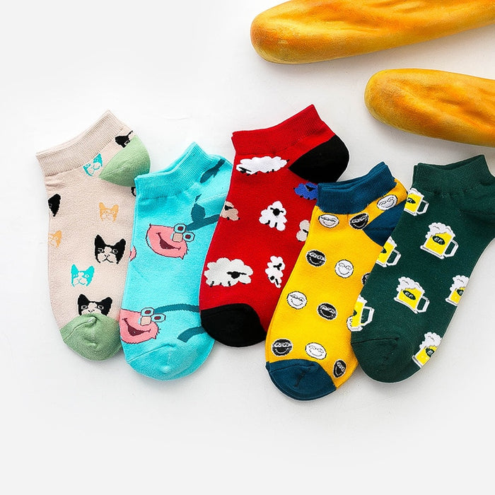 'Cute Cats Version 1' Ankle Socks