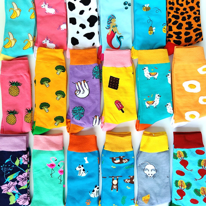 'Fluffy Unicorns' Crew Socks