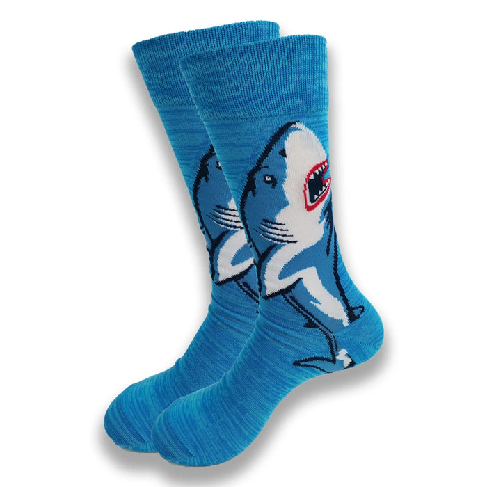 'Brave Shark' Crew Socks