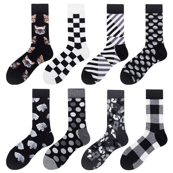 'Checkerboard' Crew Socks