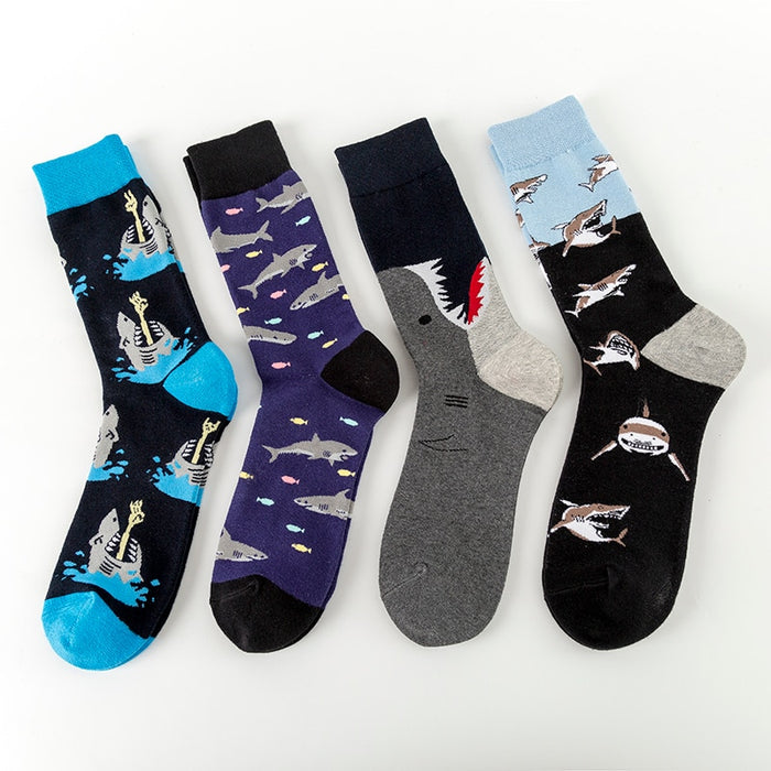 'Shark Night' Crew Socks