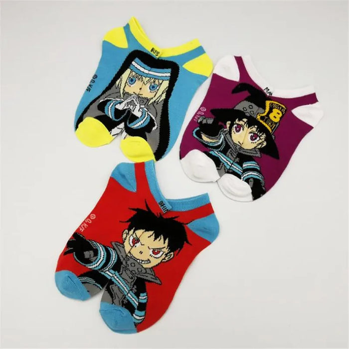 Fire Force 'Arthur Boyle' Ankle Socks