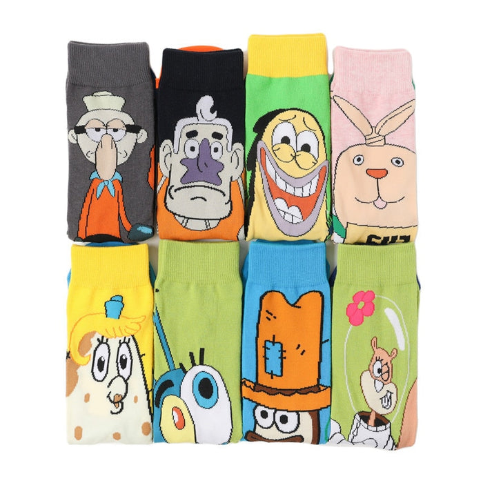 Spongebob 'Spongebob Like Plankton' Crew Socks — Little Sock Store