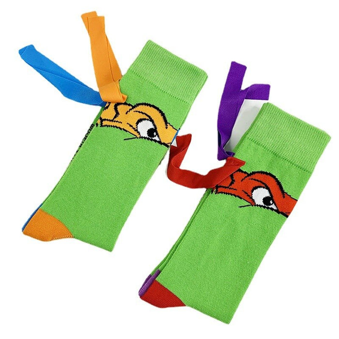 Teenage Mutant Ninja Turtles 'Ninja's Silly Faces' Crew Socks