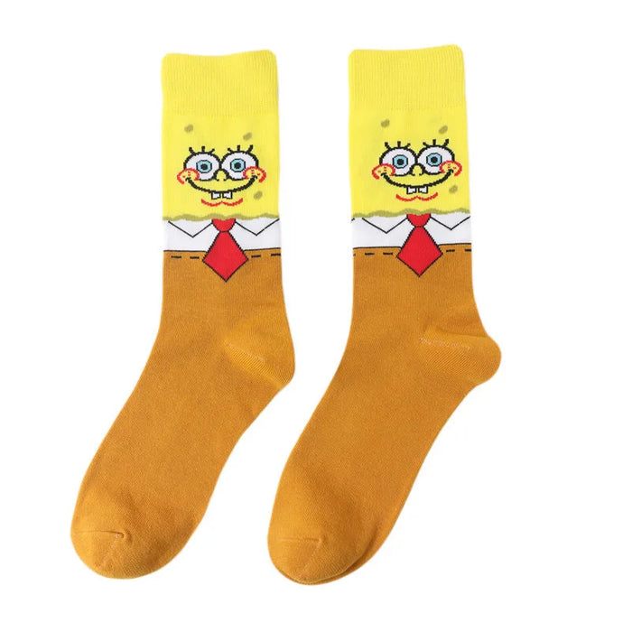 SpongeBob Squarepants 'Dapper Spongebob' Crew Socks