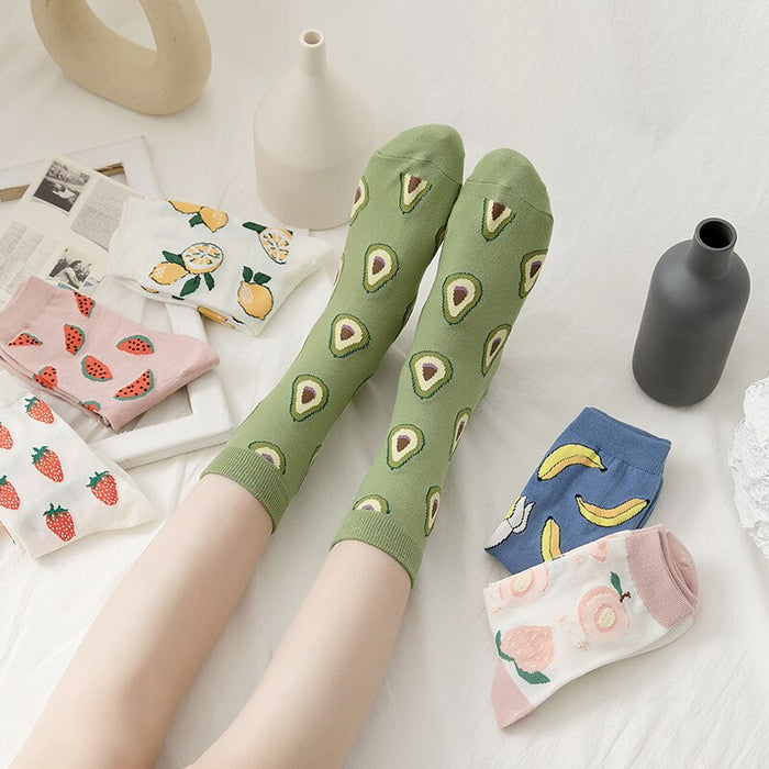 'Sour Lemons' Crew Socks