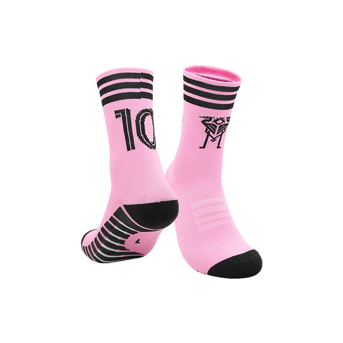 Soccer 'Miami 10 | Pink' Socks