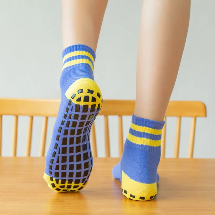 'Blue & Yellow' Non-slip Socks