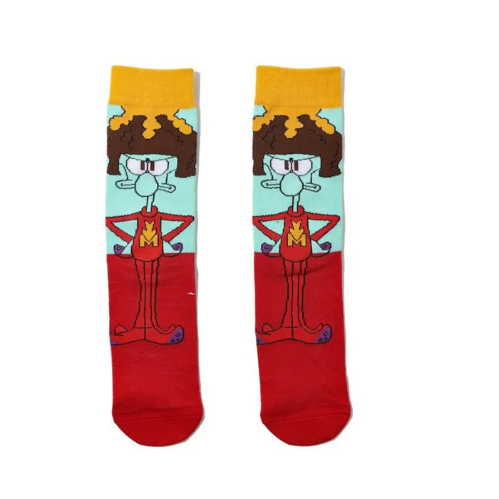 SpongeBob Squarepants 'Mighty Squid' Crew Socks