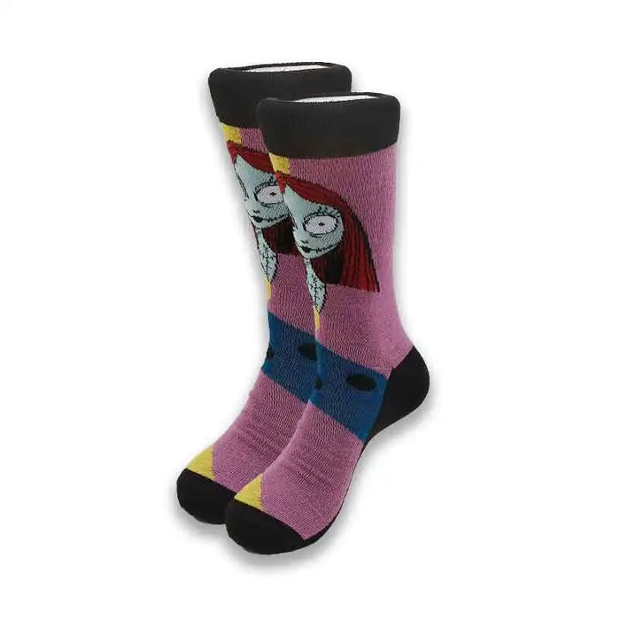 The Nightmare Before Christmas 'Sally Print' Crew Socks