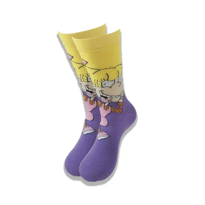 Rugrats 'Crazy Angelica' Crew Socks