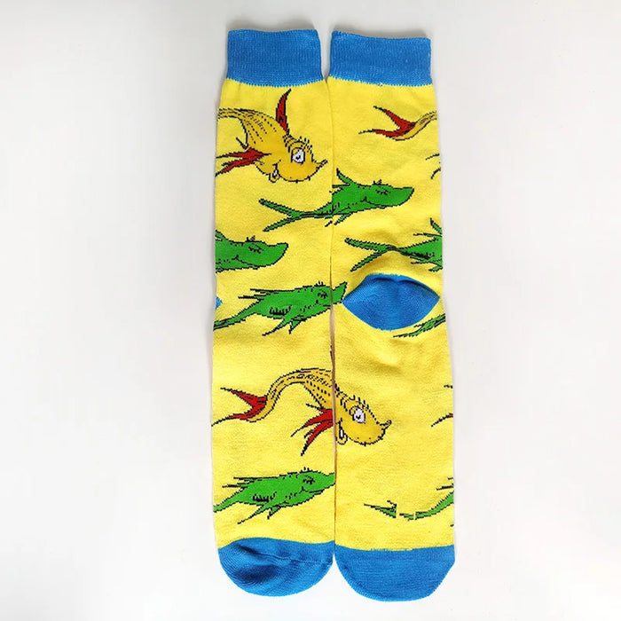 Dr. Seuss 'One Fish | Two Fish | Red Fish | Blue Fish' Crew Socks