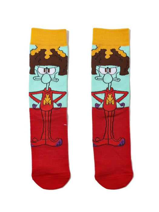 SpongeBob Squarepants 'Mighty Squid' Crew Socks