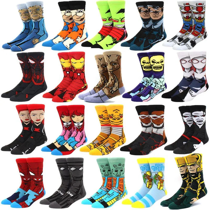 Iron Man 'Comic Strip' Crew Socks