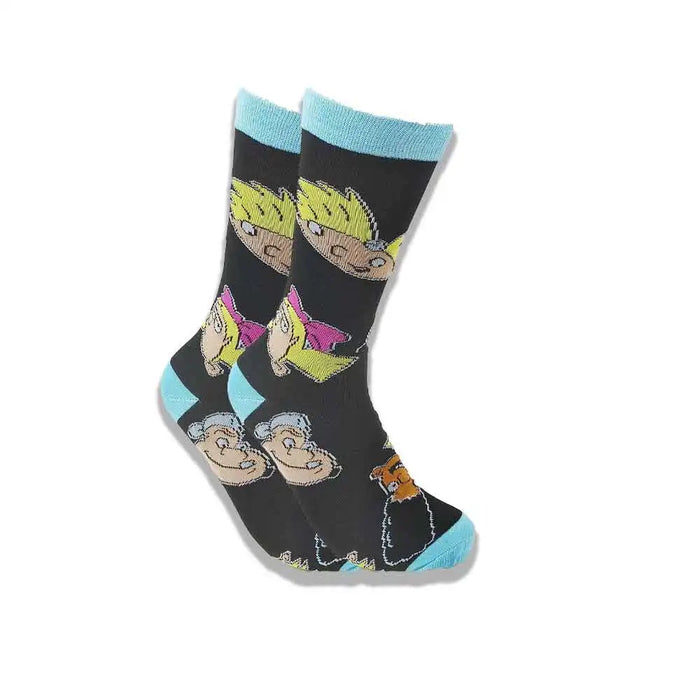 Hey Arnold! 'Characters' Crew Socks