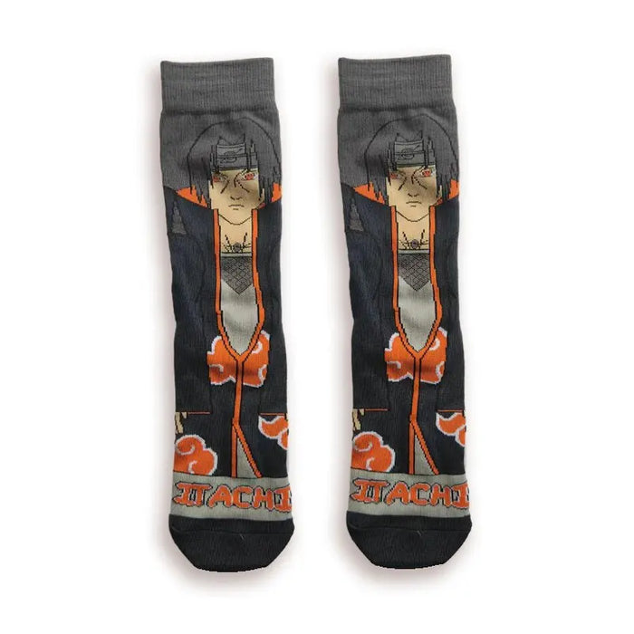 Naruto 'Akatsuki Itachi' Crew Socks — Little Sock Store