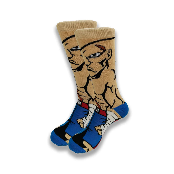 Street Fighter 'Sagat Print' Crew Socks