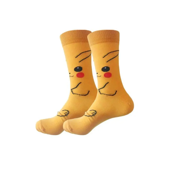 Pokemon 'Pika Silhouette' Crew Socks