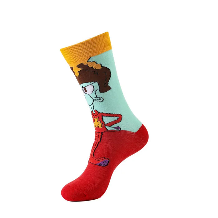 SpongeBob Squarepants 'Mighty Squid' Crew Socks