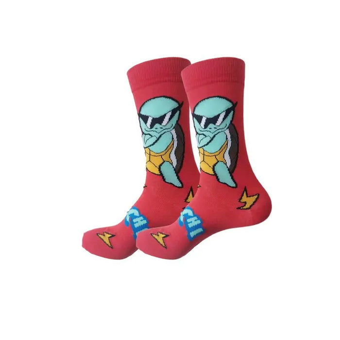 Pokemon 'Squirtle Squad Leader' Crew Socks