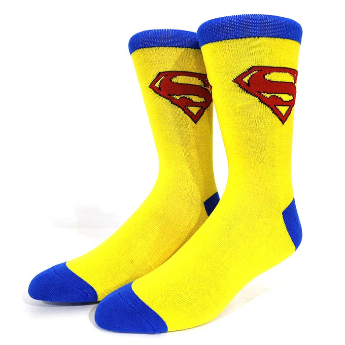 Superman 'Blue and Yellow' Crew Socks