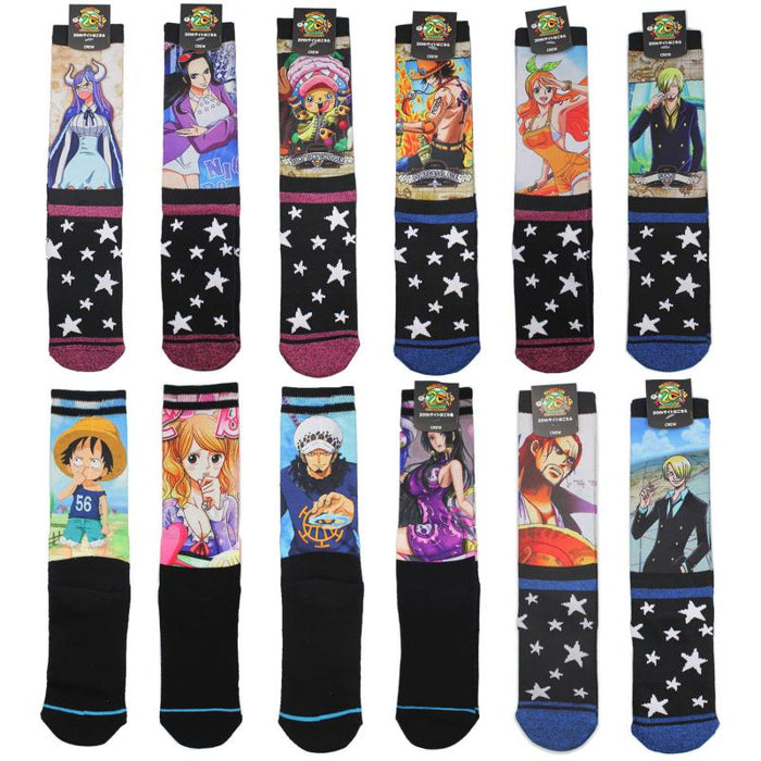 One Piece 'Foxy Nico Robin' Crew Socks