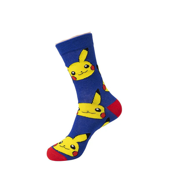 Pokemon 'Pika Face' Crew Socks