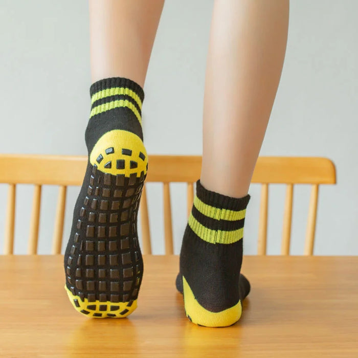 'Black & Yellow' Non-slip Socks