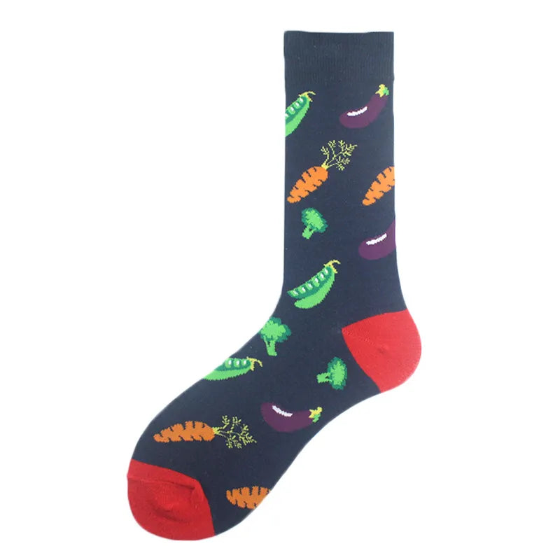 'Healthy Vegetables' Crew Socks — Little Sock Store