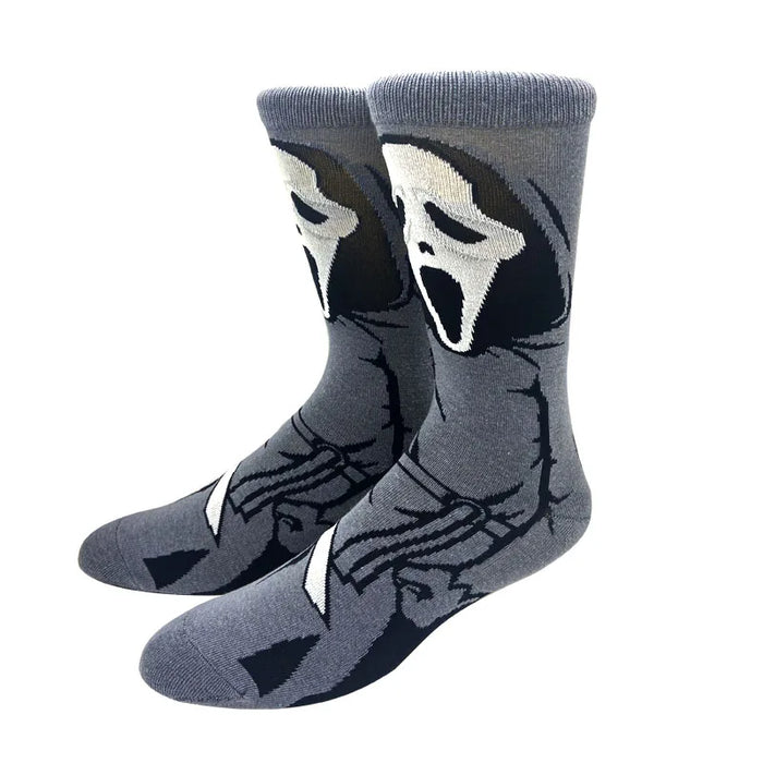 The Scream 'Ghost Face' Crew Socks