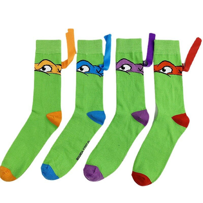 Teenage Mutant Ninja Turtles 'Ninja's Silly Faces' Crew Socks