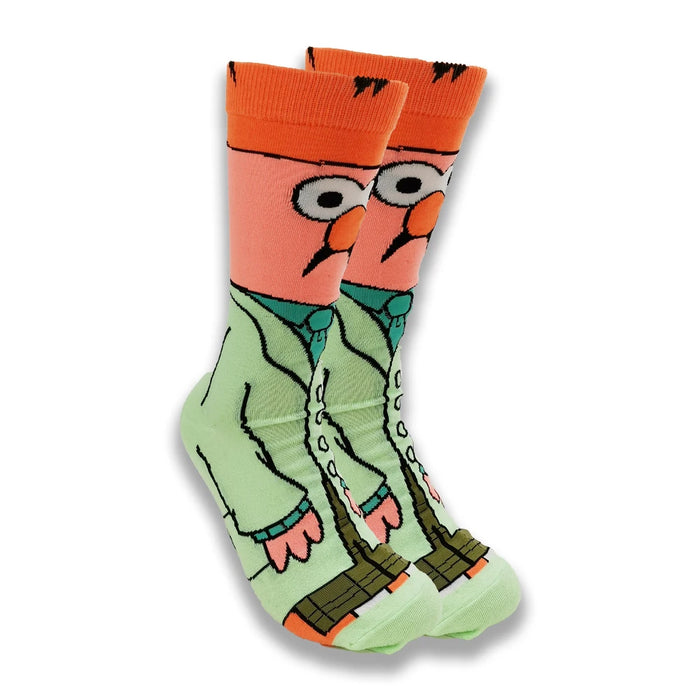 The Muppet Show 'Beaker Muppet' Crew Socks