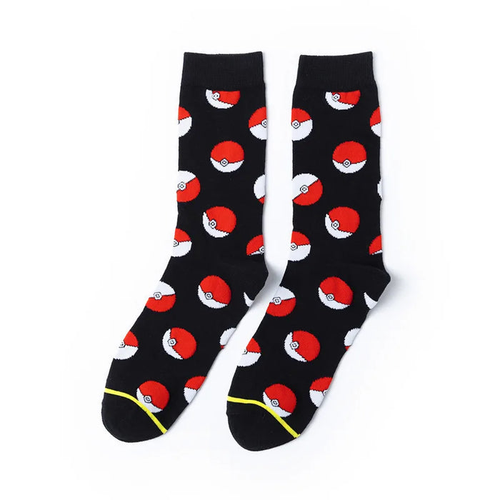 Pokemon 'Pokeball Pattern' Crew Socks