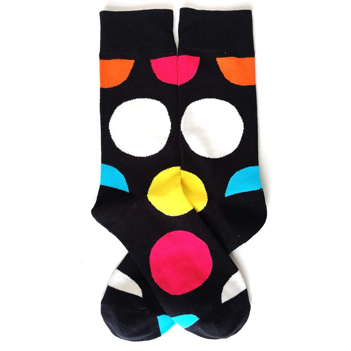 'Colorful Polka Dot' Crew Socks