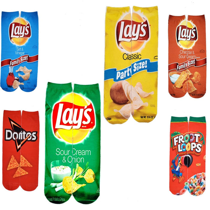 Snacks 'Lay's Salt And Vinegar' Socks