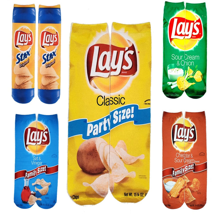 Snacks 'Lay's Cheddar Sour Cream' Socks