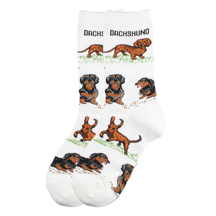 Dogs 'Cute Dachshund' Crew Socks