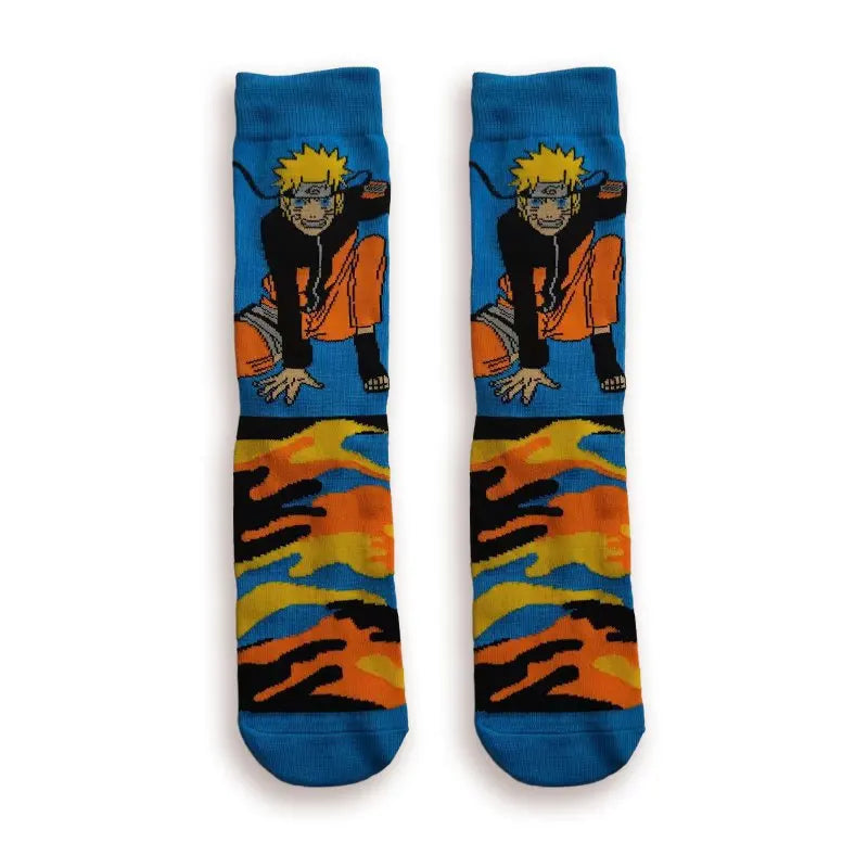 Naruto 'Uzumaki Naruto' Crew Socks — Little Sock Store